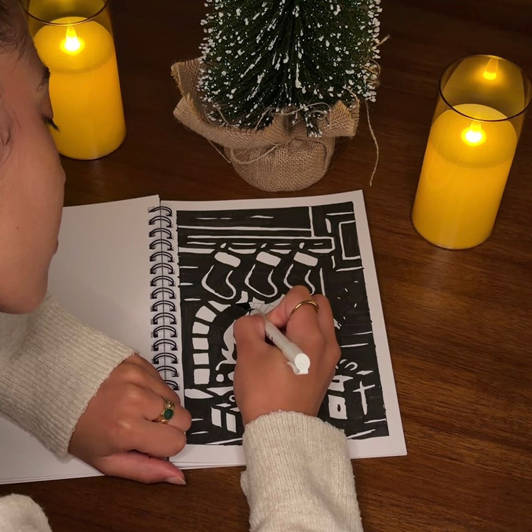 Christmas Coloring Pages for Adults: A Calmer Way Through December Image