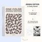 One Color Coloring Book - Animal Edition
