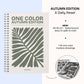 One Color Coloring Book - Autumn Edition