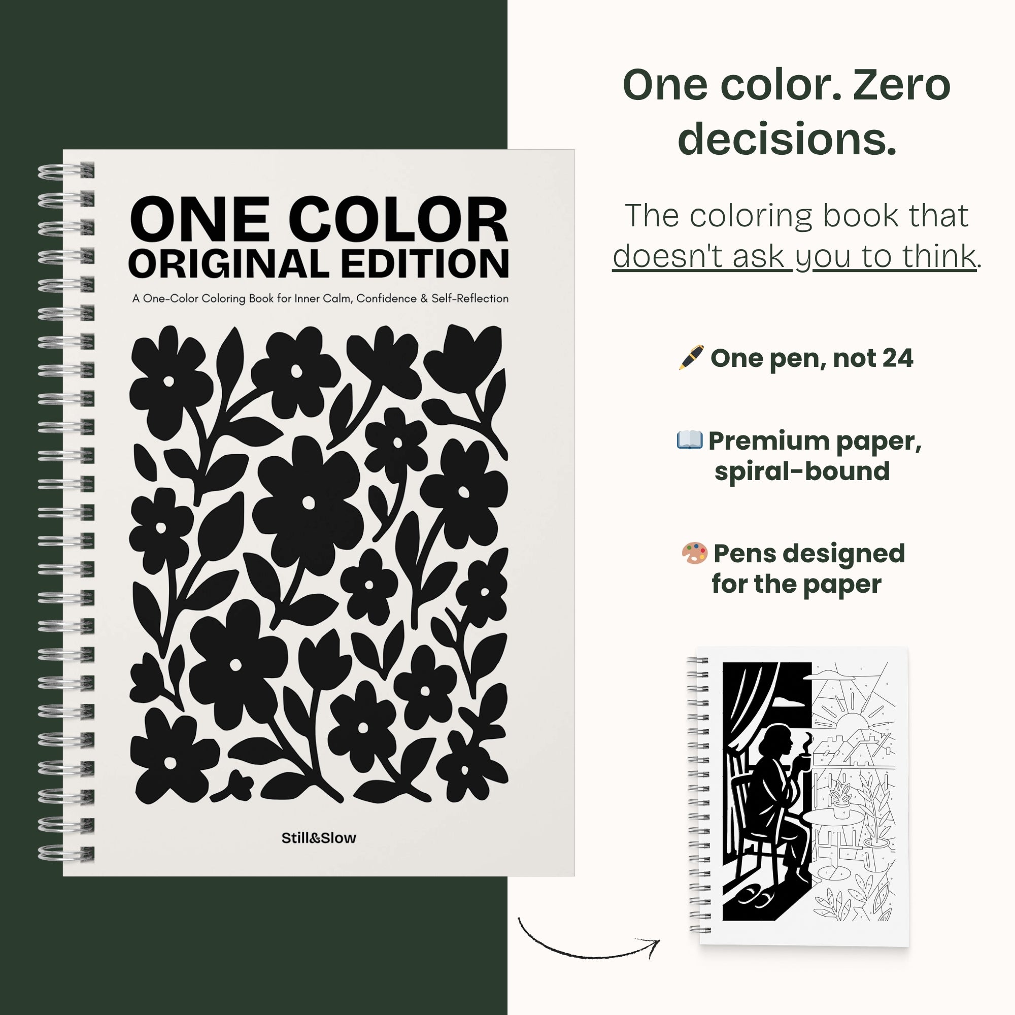 One Color Coloring Book - Original Edition