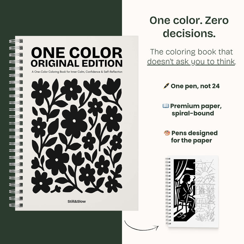 One Color Coloring Book - Original Edition