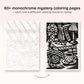 One Color Coloring Book for Inner Calm & Self-Reflection