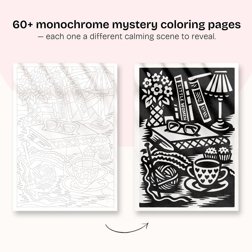 One Color Adult Coloring Book – Original – Still&Slow