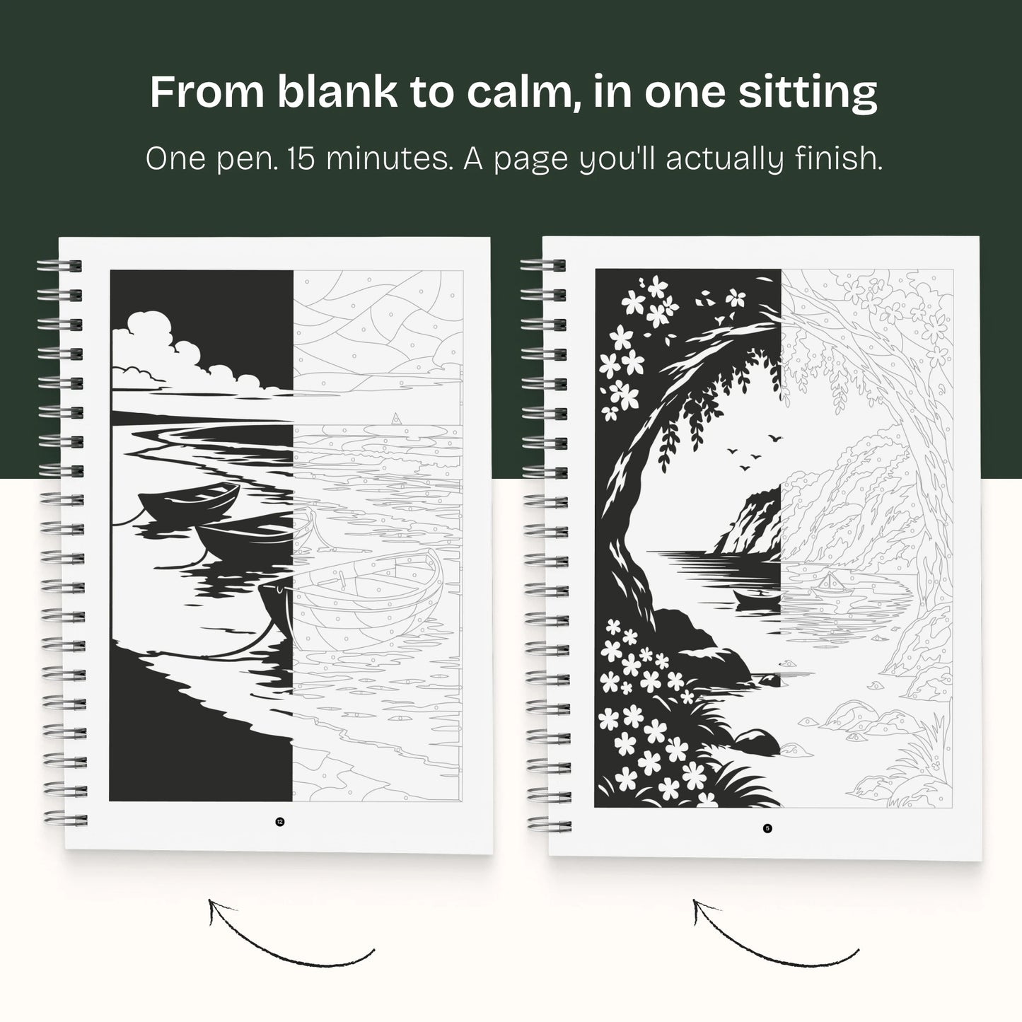 One Color Coloring Book - Ocean Edition