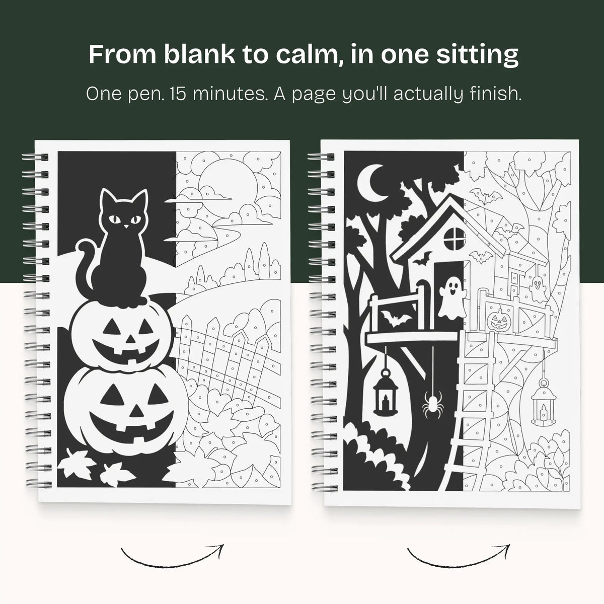 One Color Coloring Book - Halloween Edition