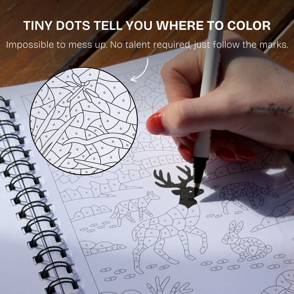 One Color Coloring Book - Ocean Edition