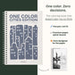 One Color Coloring Book - Cities Edition