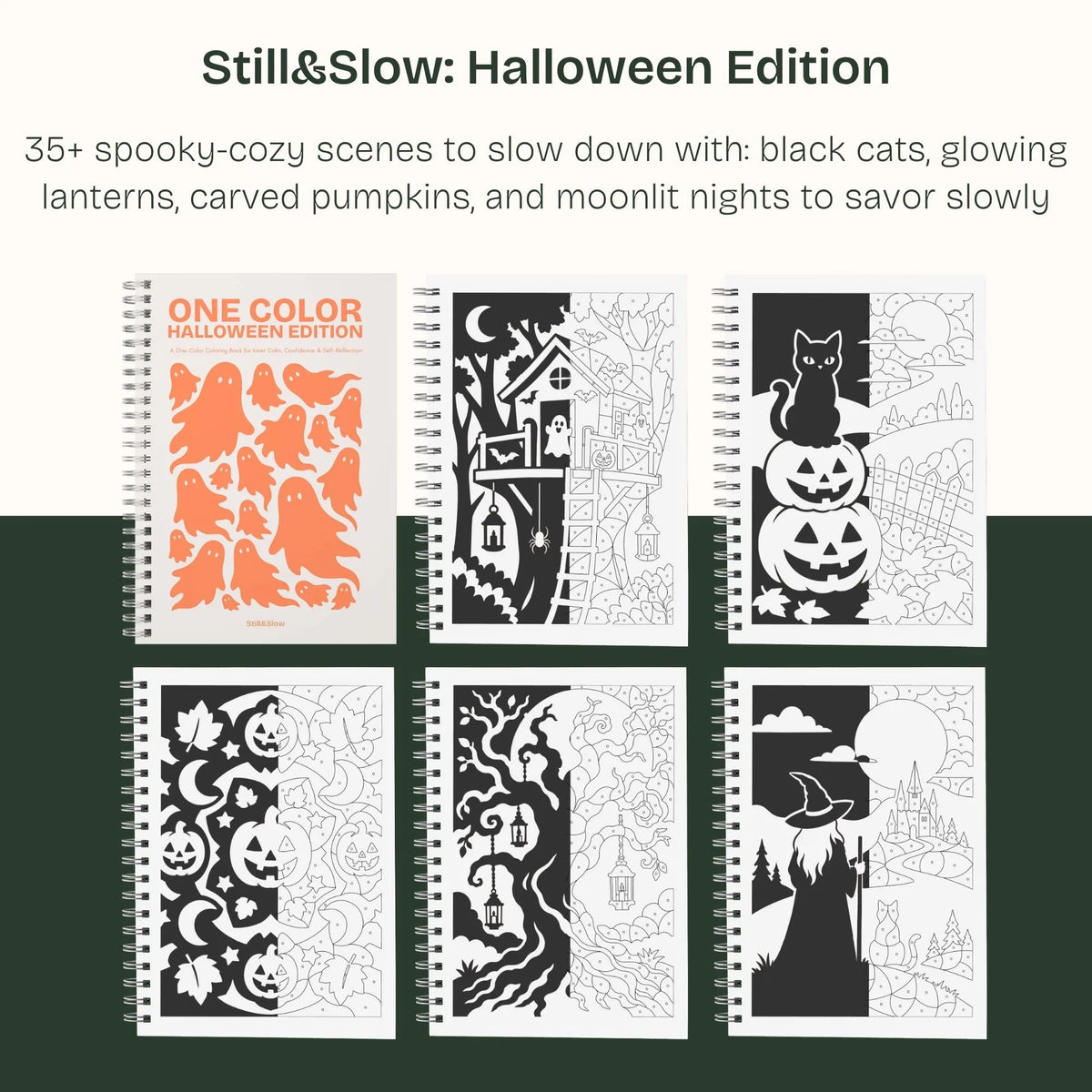One Color Coloring Book - Halloween Edition