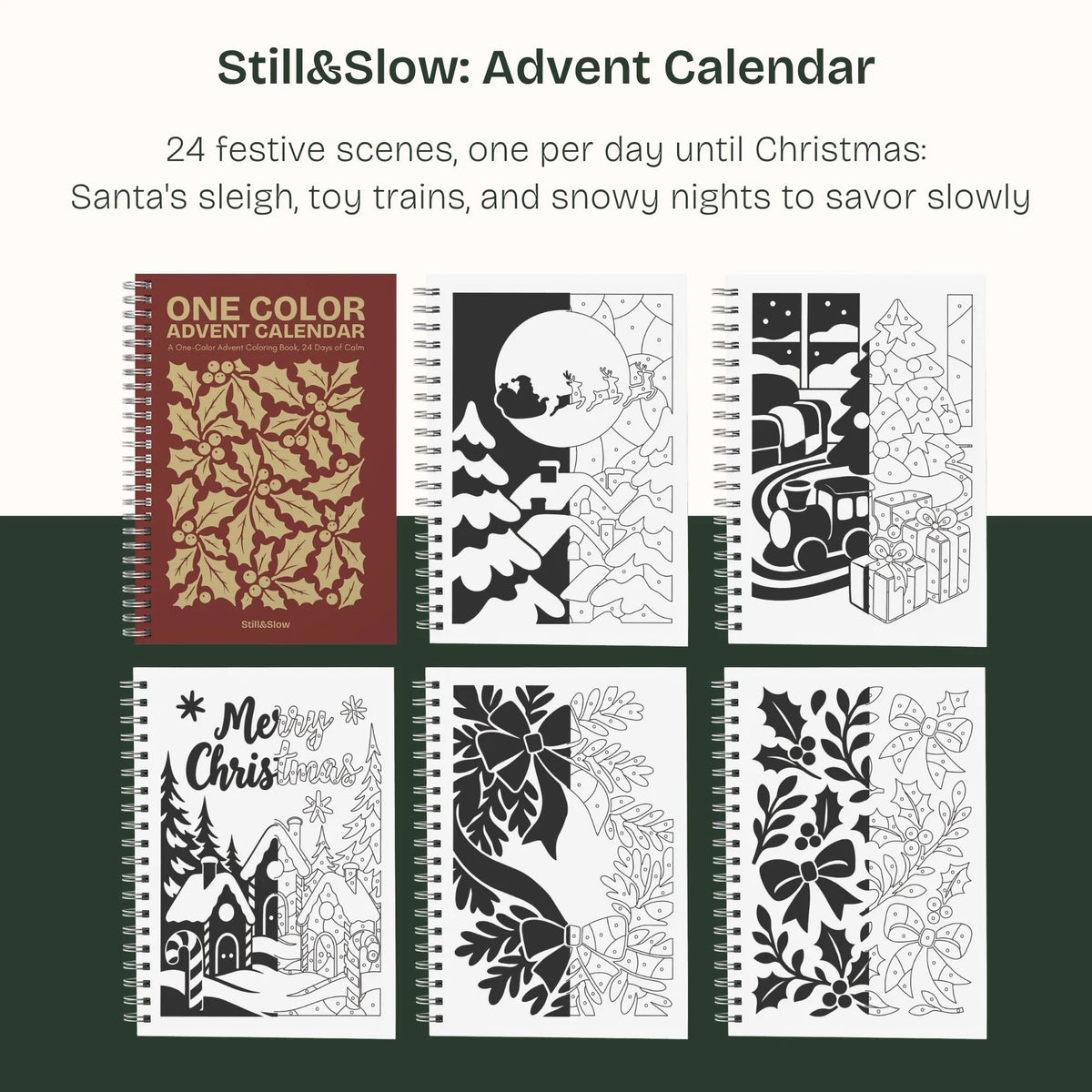 One Color Coloring Book - Advent Calendar