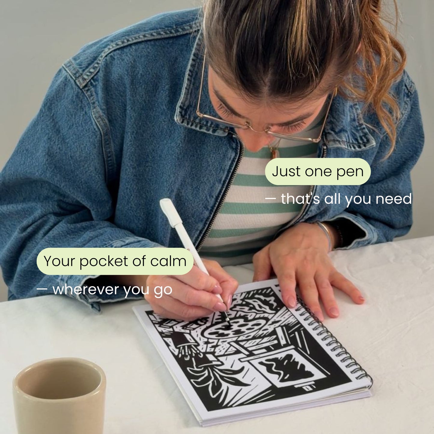 One Color Coloring Book - Ocean Edition
