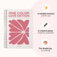 One Color Coloring Book - Love Edition