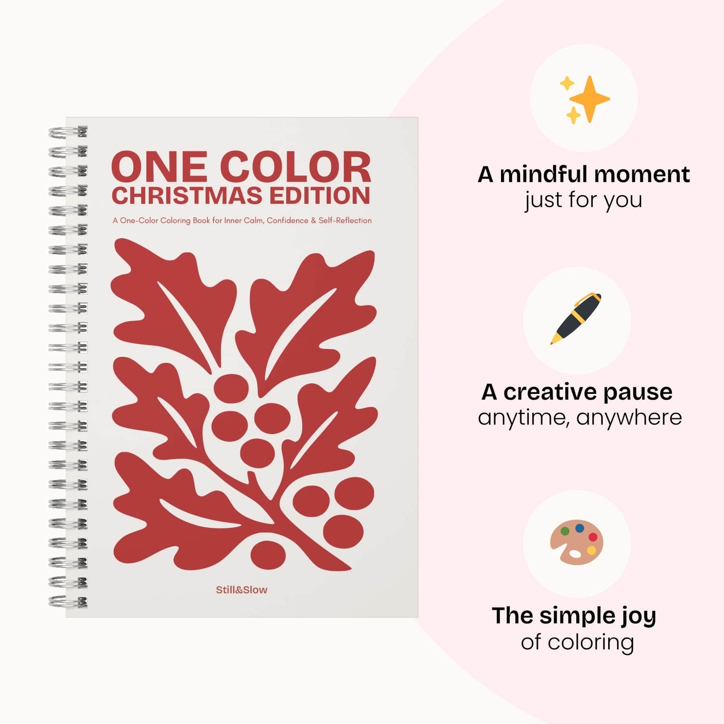 One Color Coloring Book - Christmas Advent - Limited Edition
