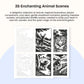 One Color Coloring Book - Animal Edition