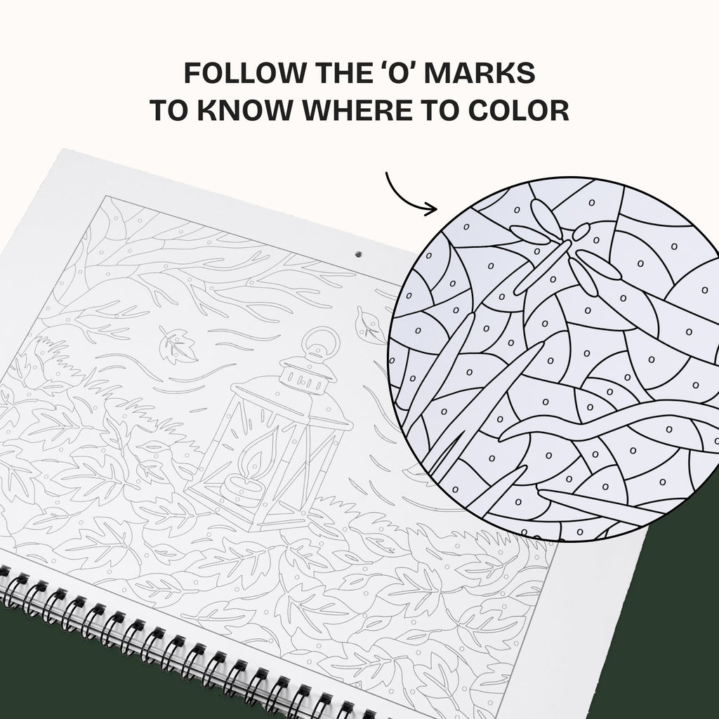 One Color Coloring - Calendar 2026