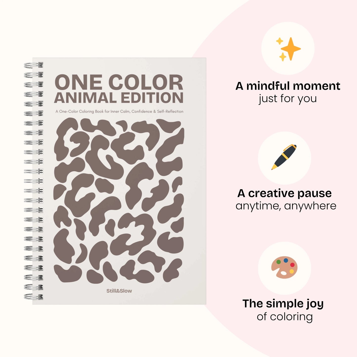 One Color Coloring Book - Animal Edition