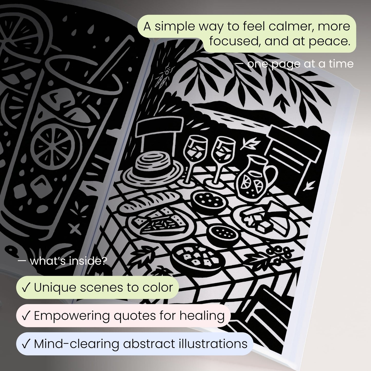 One Color Coloring Book - Christmas Advent - Limited Edition