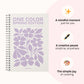 One Color Coloring Book - Spring Edition