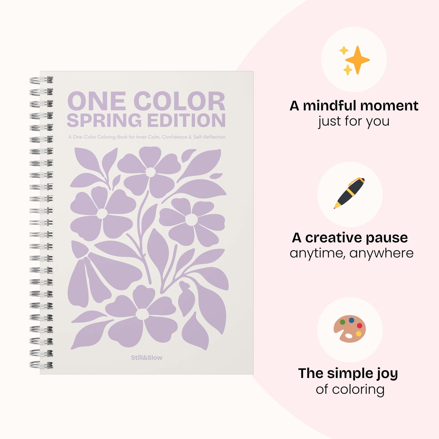 One Color Coloring Book - Spring Edition