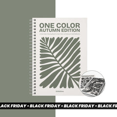 One Color Coloring Book - Autumn Edition