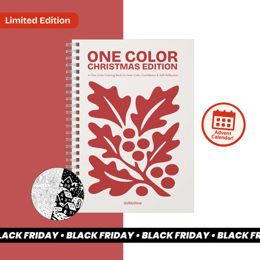One Color Coloring Book - Christmas Advent - Limited Edition