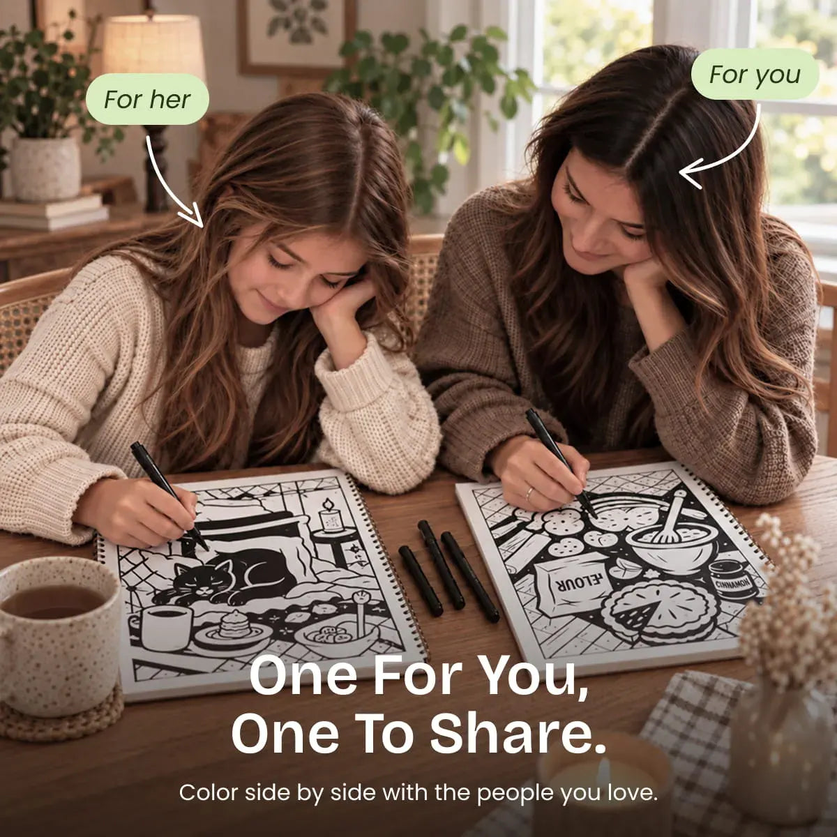One Color Coloring Book - Autumn Edition