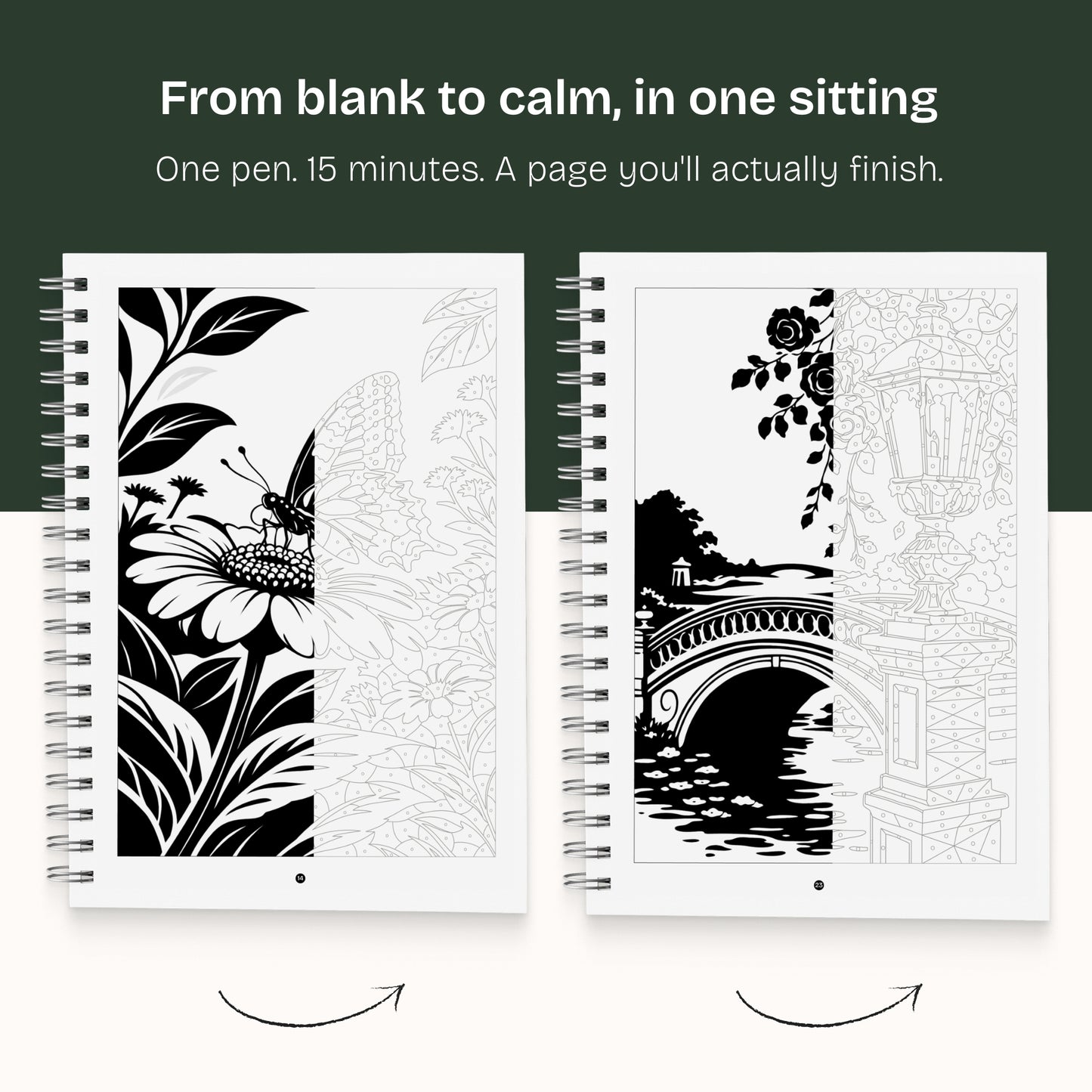 One Color Coloring Book - Spring Edition