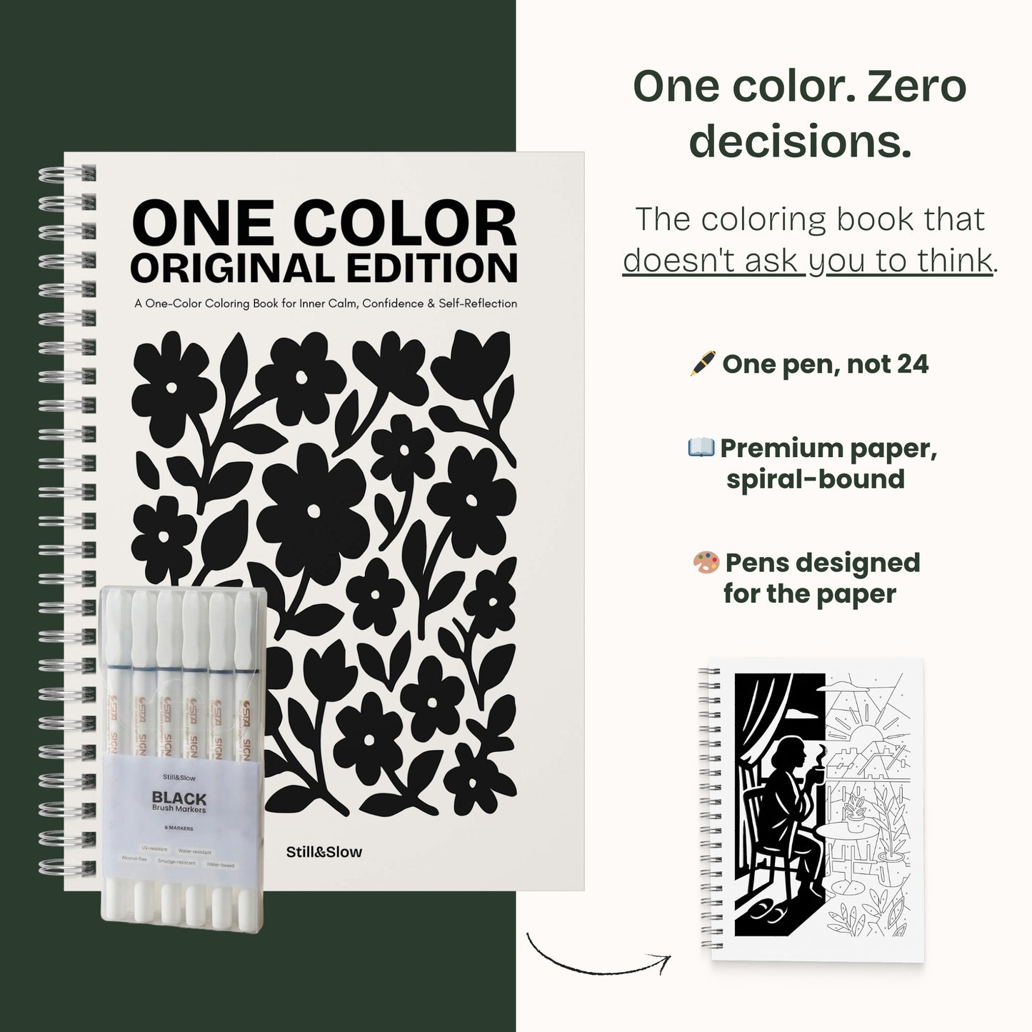 One Color Coloring Book - Original Edition