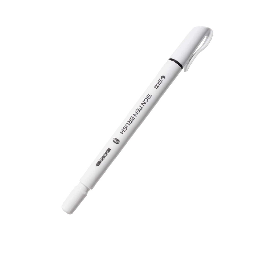 4-Piece Refillable Black Brush Markers