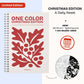 One Color Coloring Book - Christmas Advent - Limited Edition