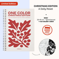 One Color Coloring Book - Christmas Advent - Limited Edition