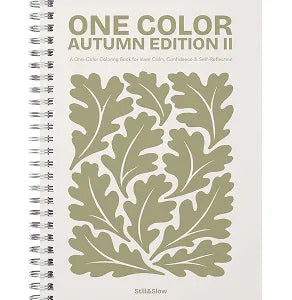 One Color Coloring Book - Autumn Edition II