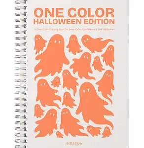One Color Coloring Book - Halloween Edition