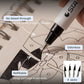 4-Piece Refillable Black Brush Markers