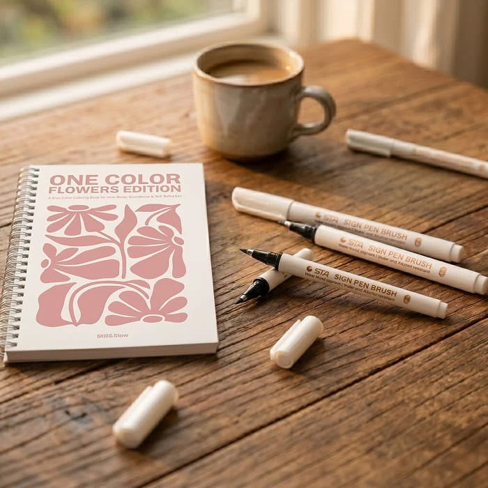 6-Piece Coloring Pen Set
